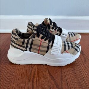 Burberry Plaid Regis Sneaker